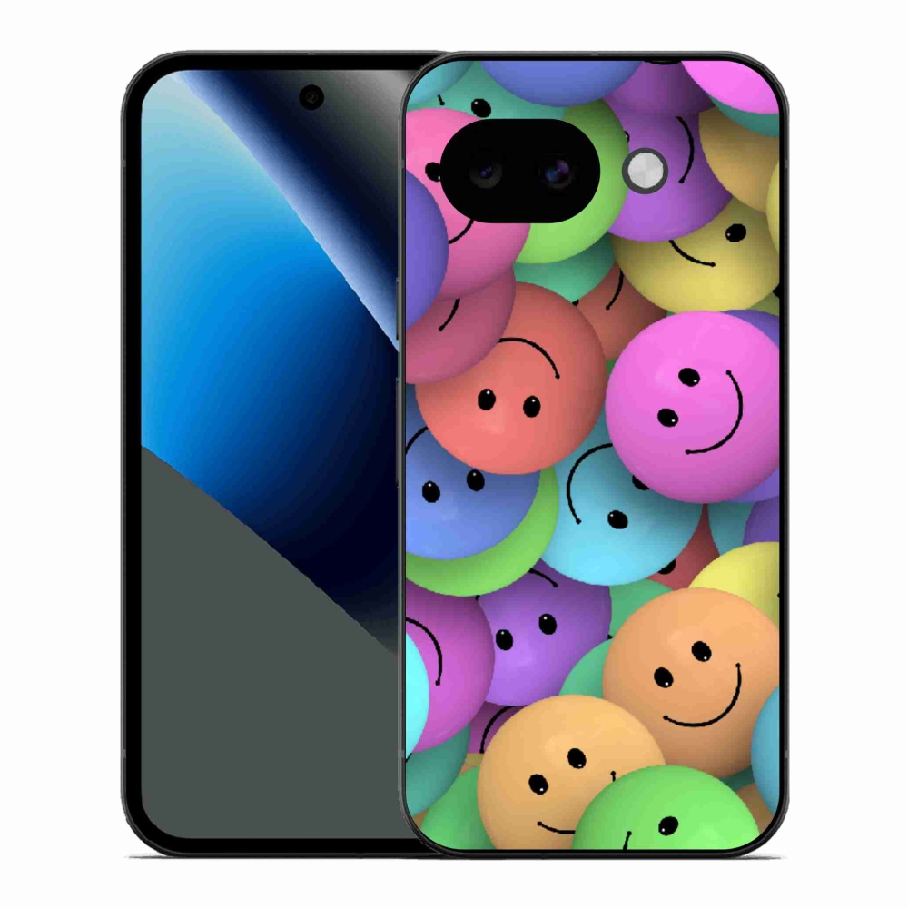 Gél borítás mmCase a Google Pixel 10a számára - színes smiley-k