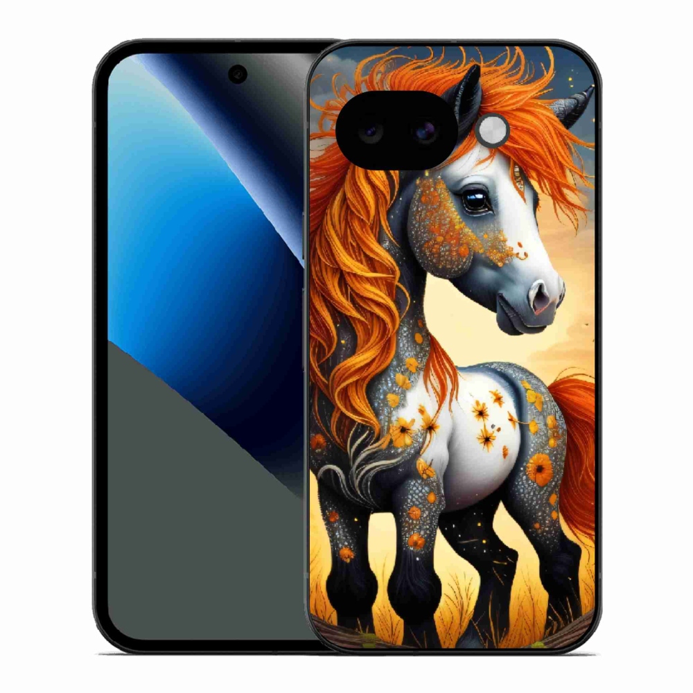 Zselés borítás mmCase a Google Pixel 10a készülékhez - színes póni