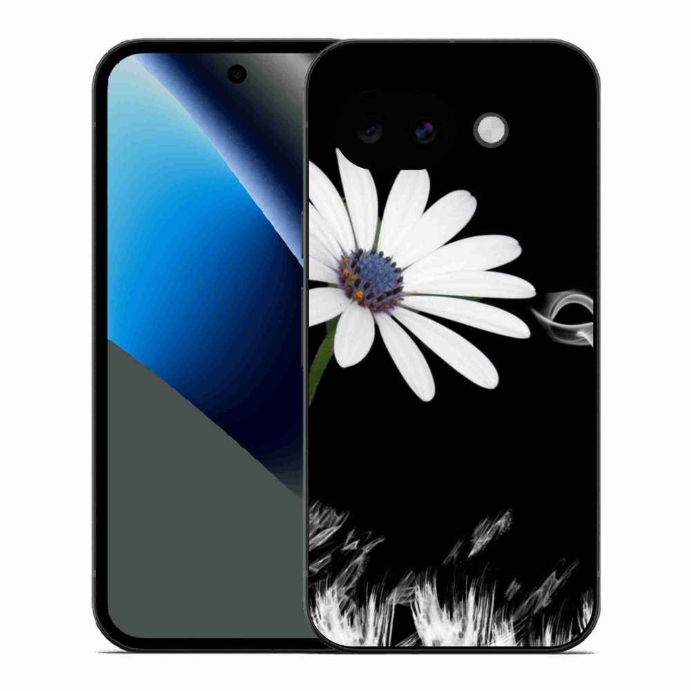 Gél védőhuzat mmCase a Google Pixel 10a készülékhez - fehér virág