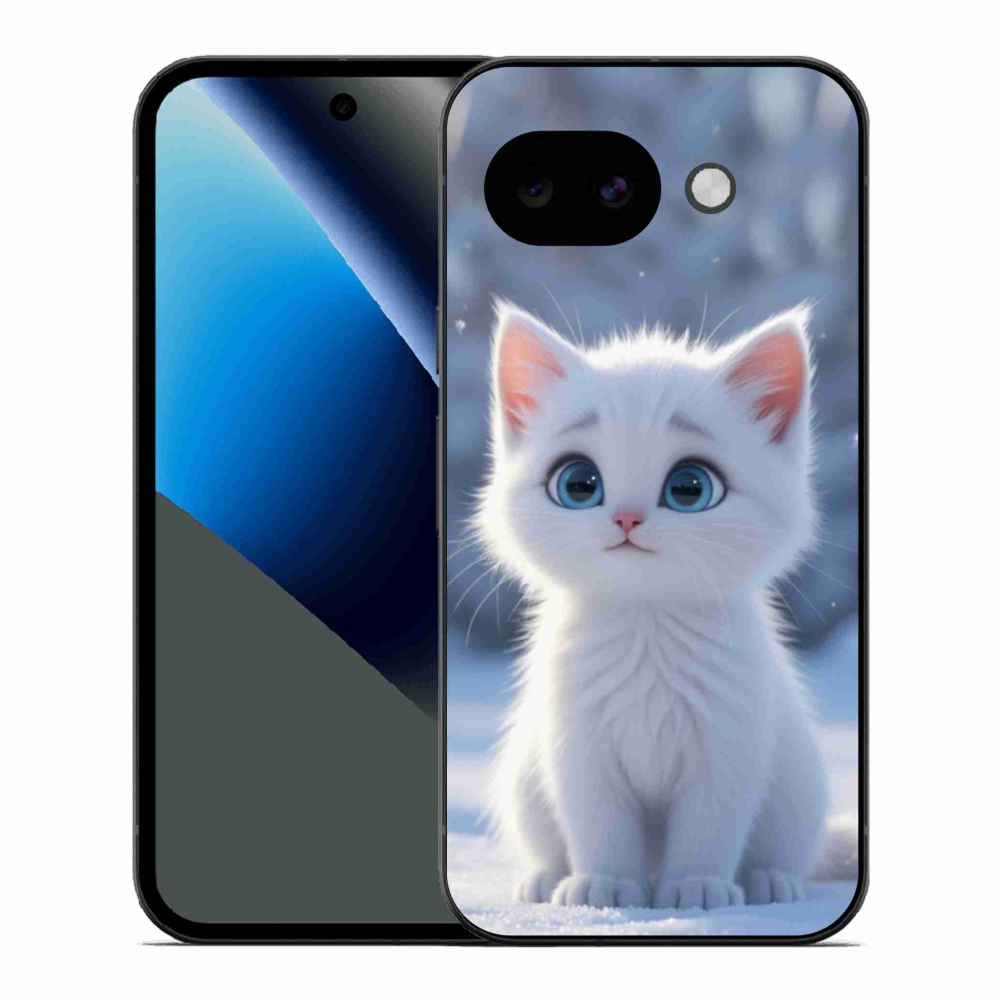 Gél védőhuzat mmCase a Google Pixel 10a készülékhez - fehér cica 3