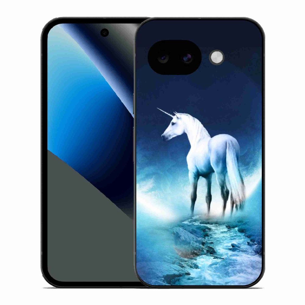 Gél védőhuzat mmCase a Google Pixel 10a készülékhez - fehér egyszarvú