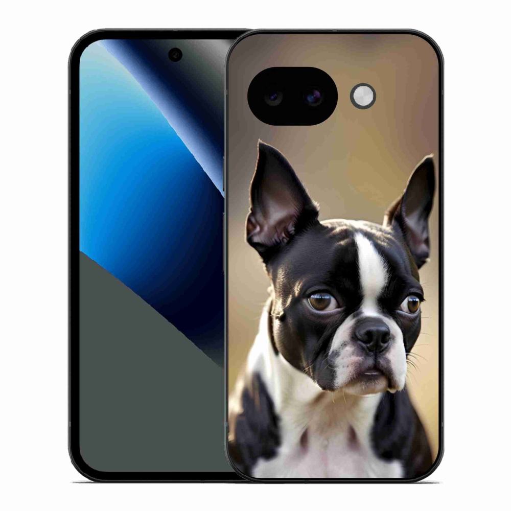 Gél borítás mmCase a Google Pixel 10a készülékhez - Boston Terrier