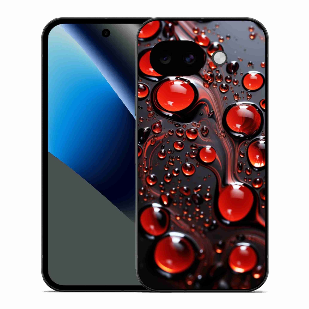 Gél védőhuzat mmCase a Google Pixel 10a készülékhez - piros csepp 2
