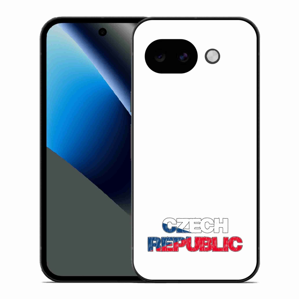 Gél borítás mmCase a Google Pixel 10a - Csehország fehér háttérrel
