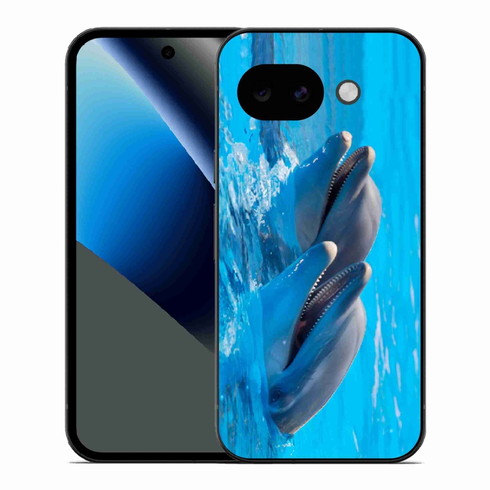 Zselés borítás mmCase a Google Pixel 10a készülékhez - delfinek