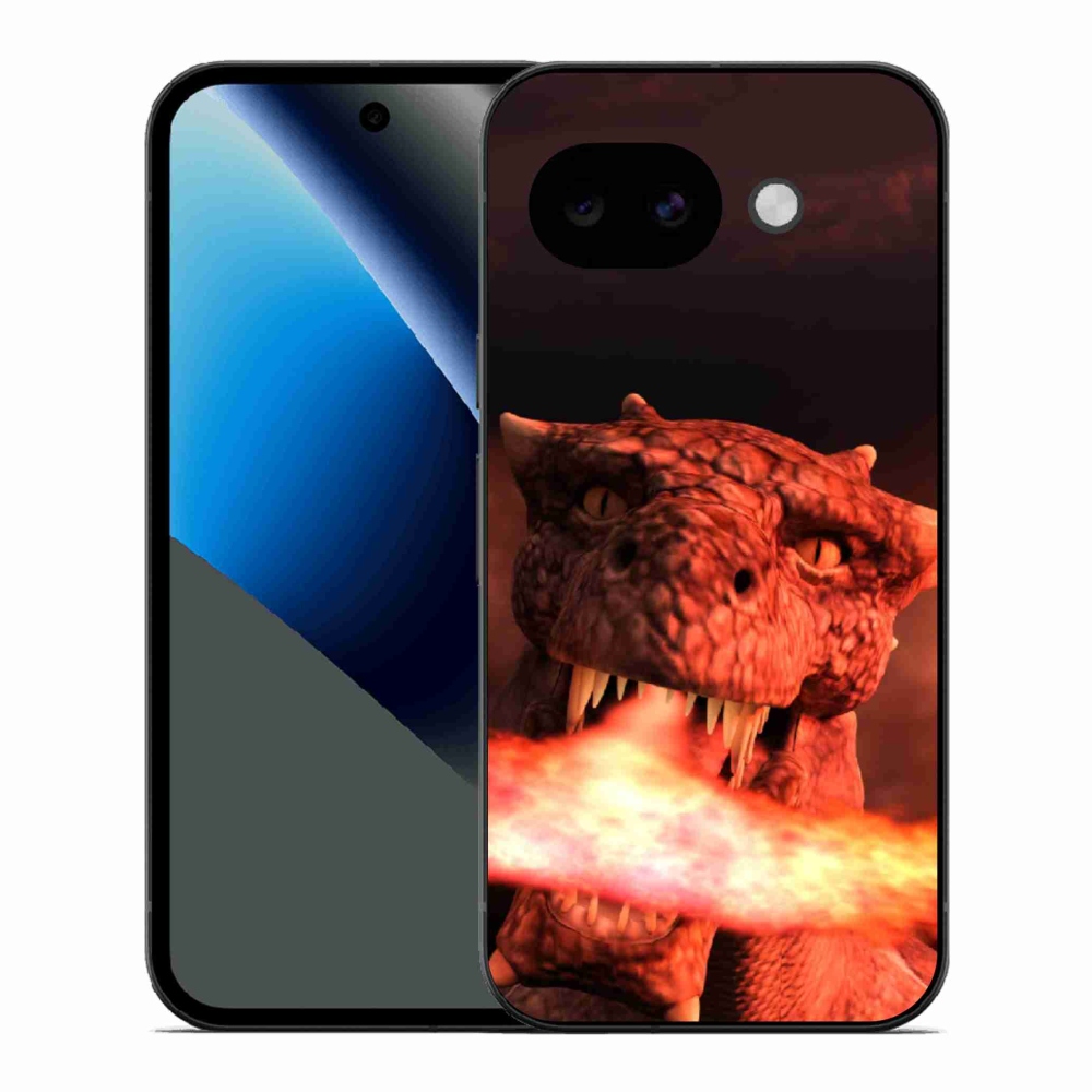 Zselés borítás mmCase a Google Pixel 10a készülékhez - sárkány