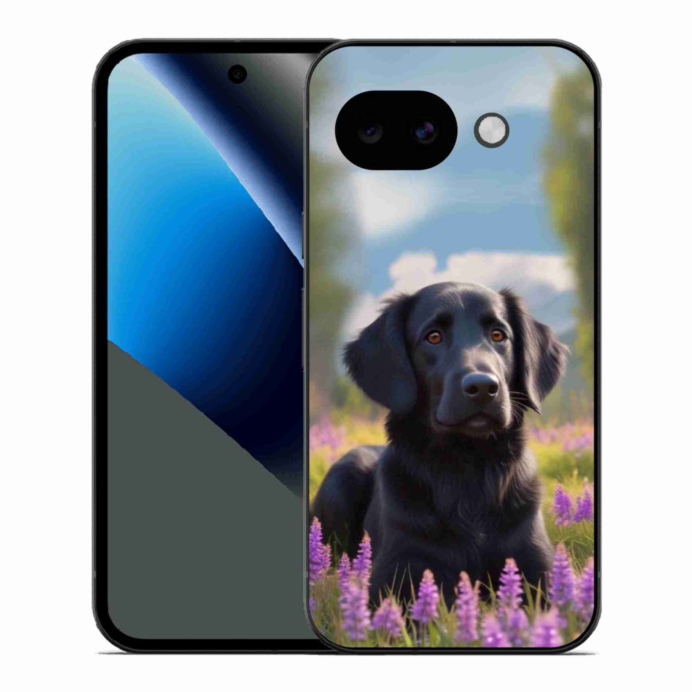 Gél borítás mmCase a Google Pixel 10a számára - elegáns fekete retriever