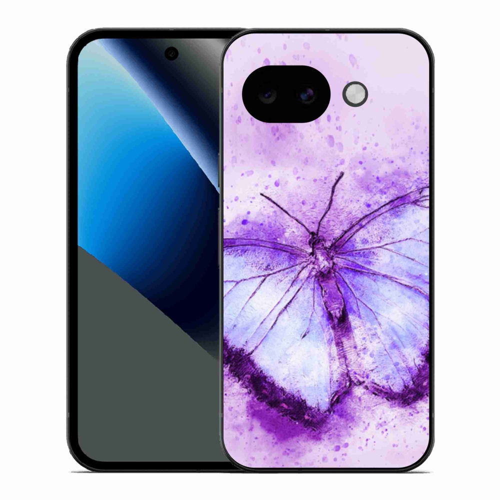 Gél védőhuzat mmCase a Google Pixel 10a készülékhez - lila pillangó