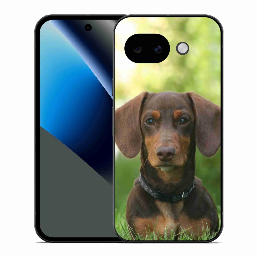 Zselés borítás mmCase a Google Pixel 10a készülékhez - barna tacskó