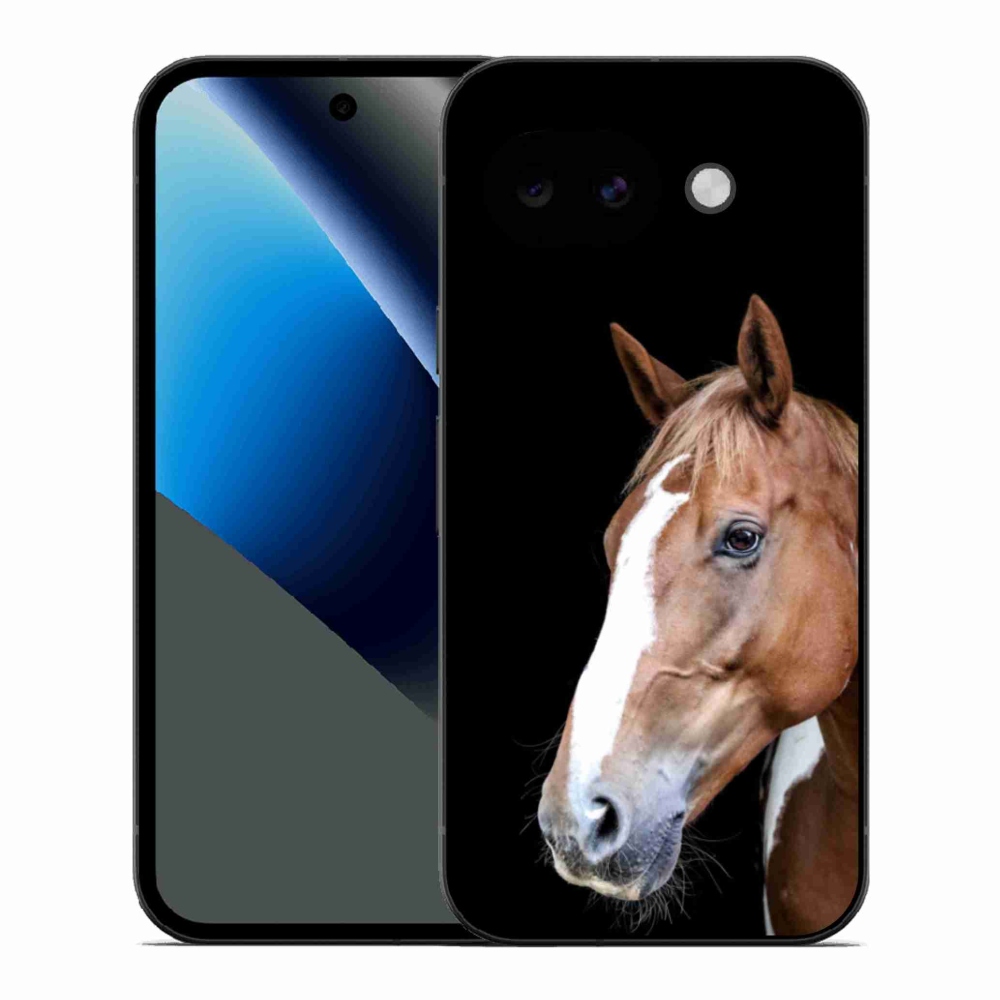 Zselés borítás mmCase a Google Pixel 10a számára - barna ló 3