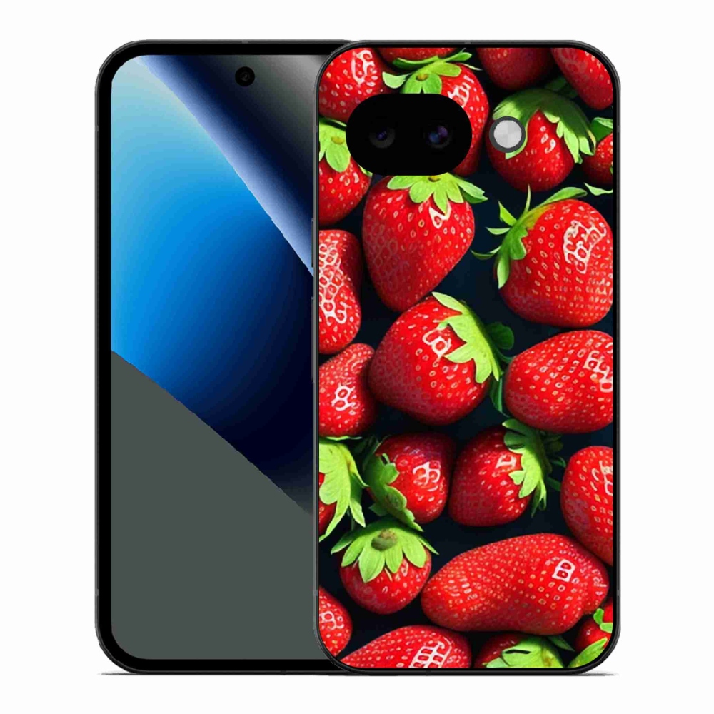 Zselés borítás mmCase a Google Pixel 10a készülékhez - eper