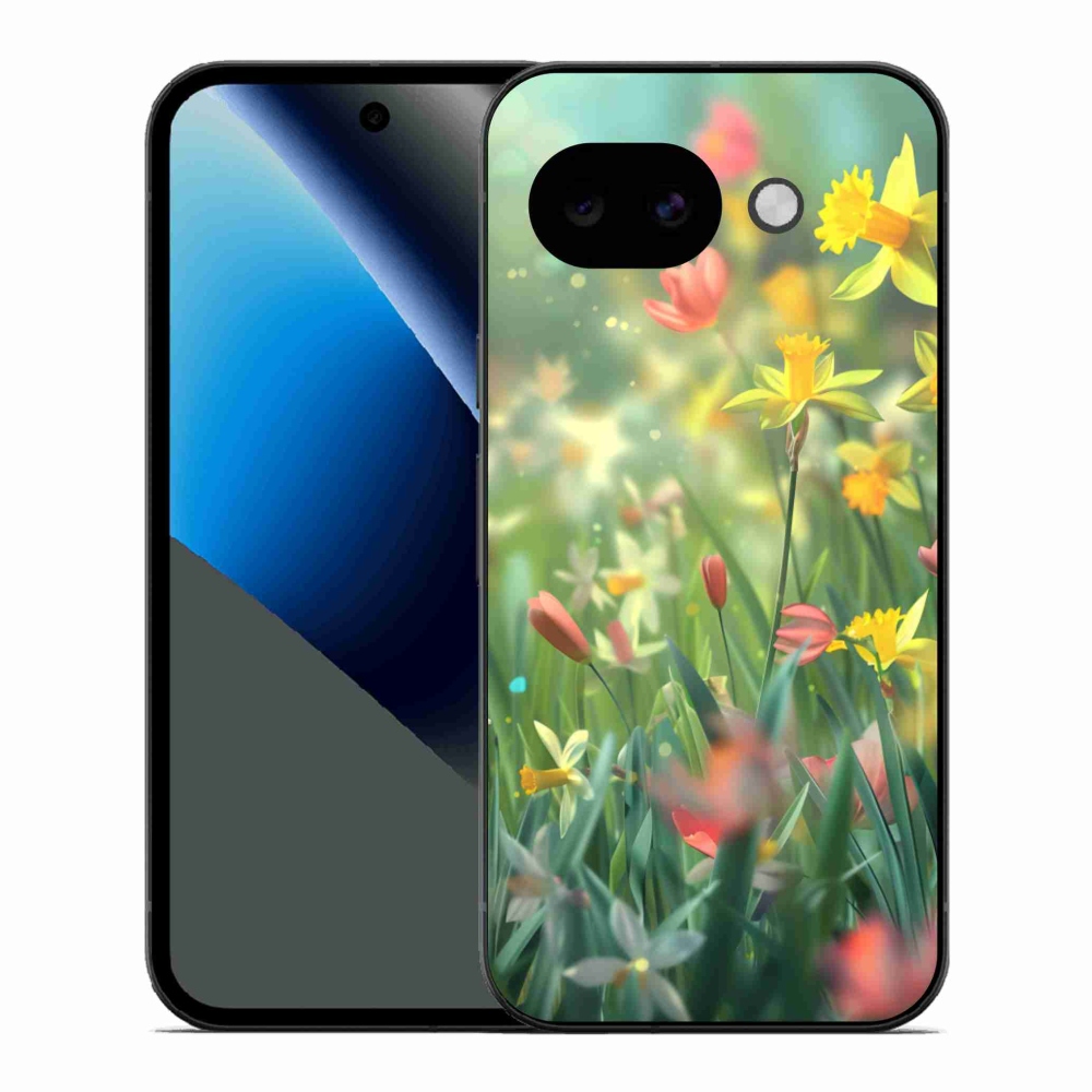 Gél borítás mmCase a Google Pixel 10a számára - tavaszi virágok