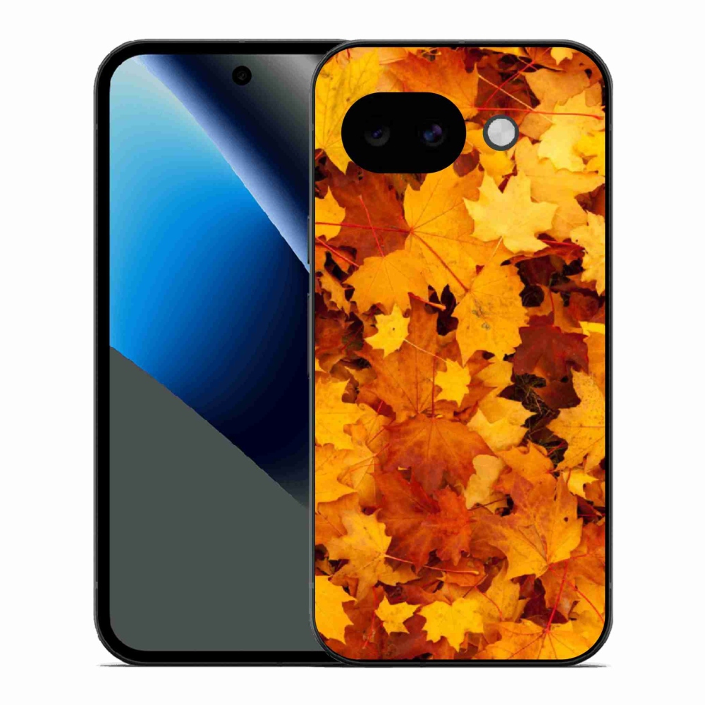 Gél borítás mmCase a Google Pixel 10a számára - juharlevelek