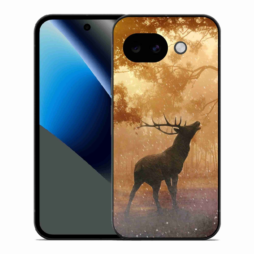 Zselés borítás mmCase a Google Pixel 10a számára - szarvas a vadászaton