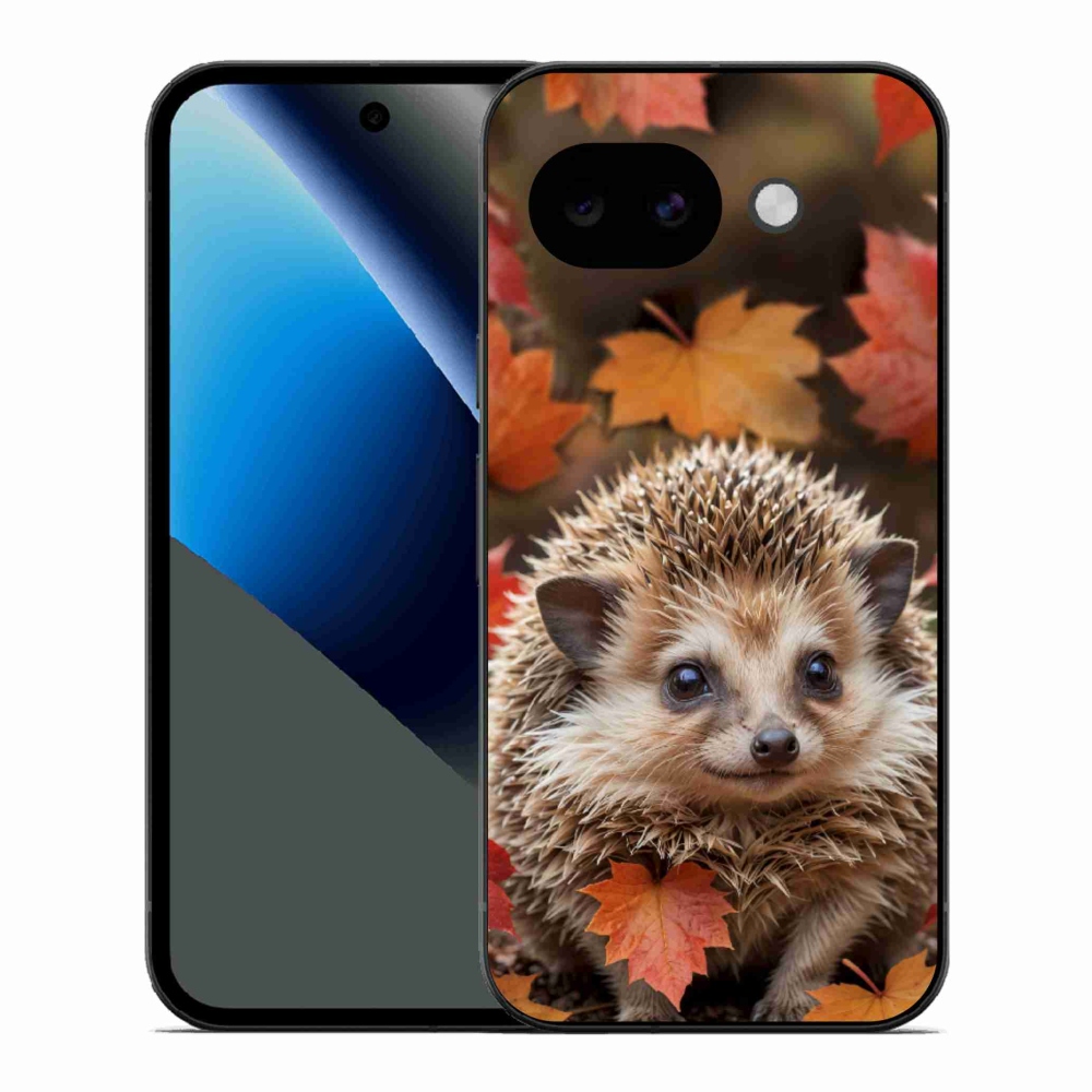 Gél borítás mmCase a Google Pixel 10a számára - sün a levelekben