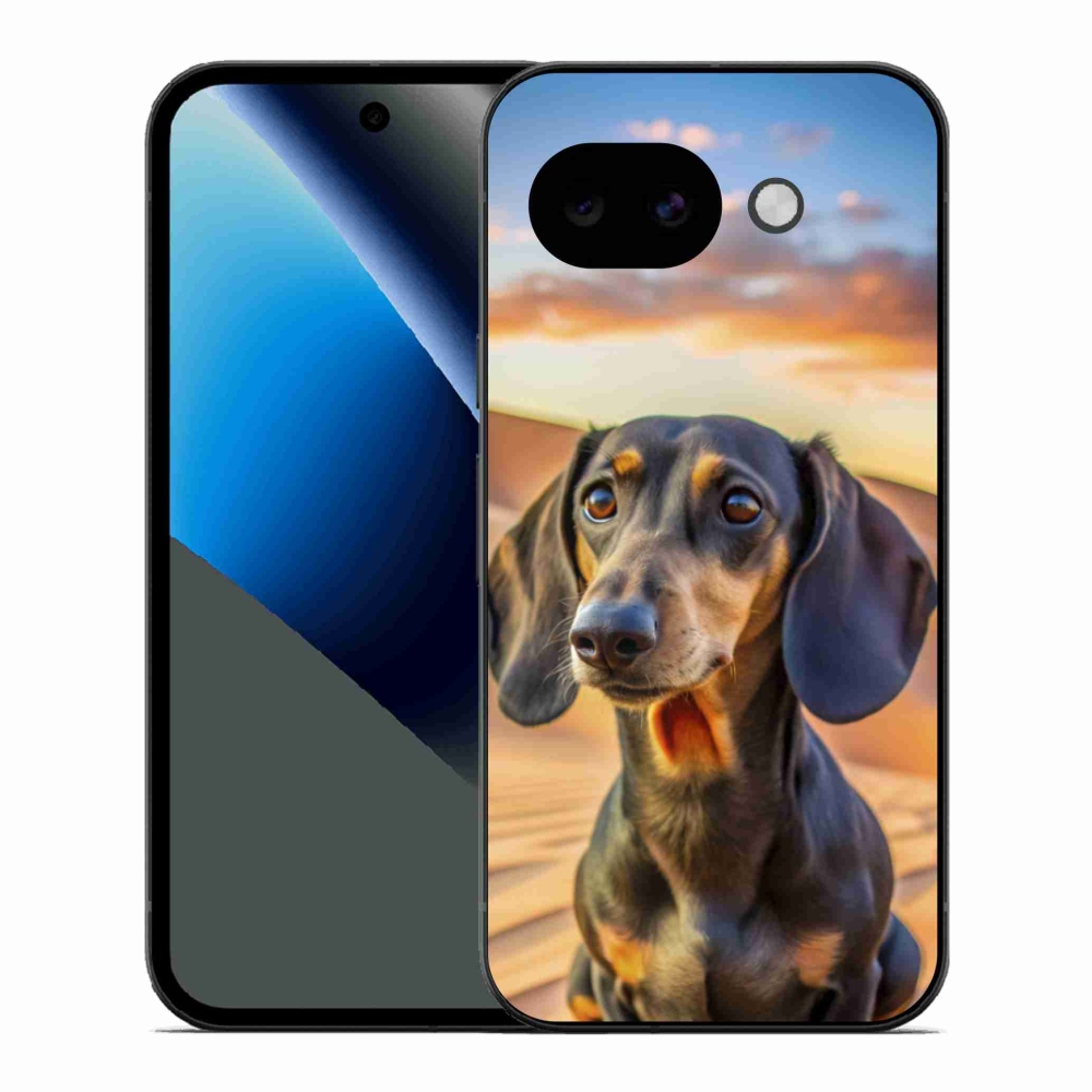 Zselés borítás mmCase a Google Pixel 10a készülékhez - tacskó 3