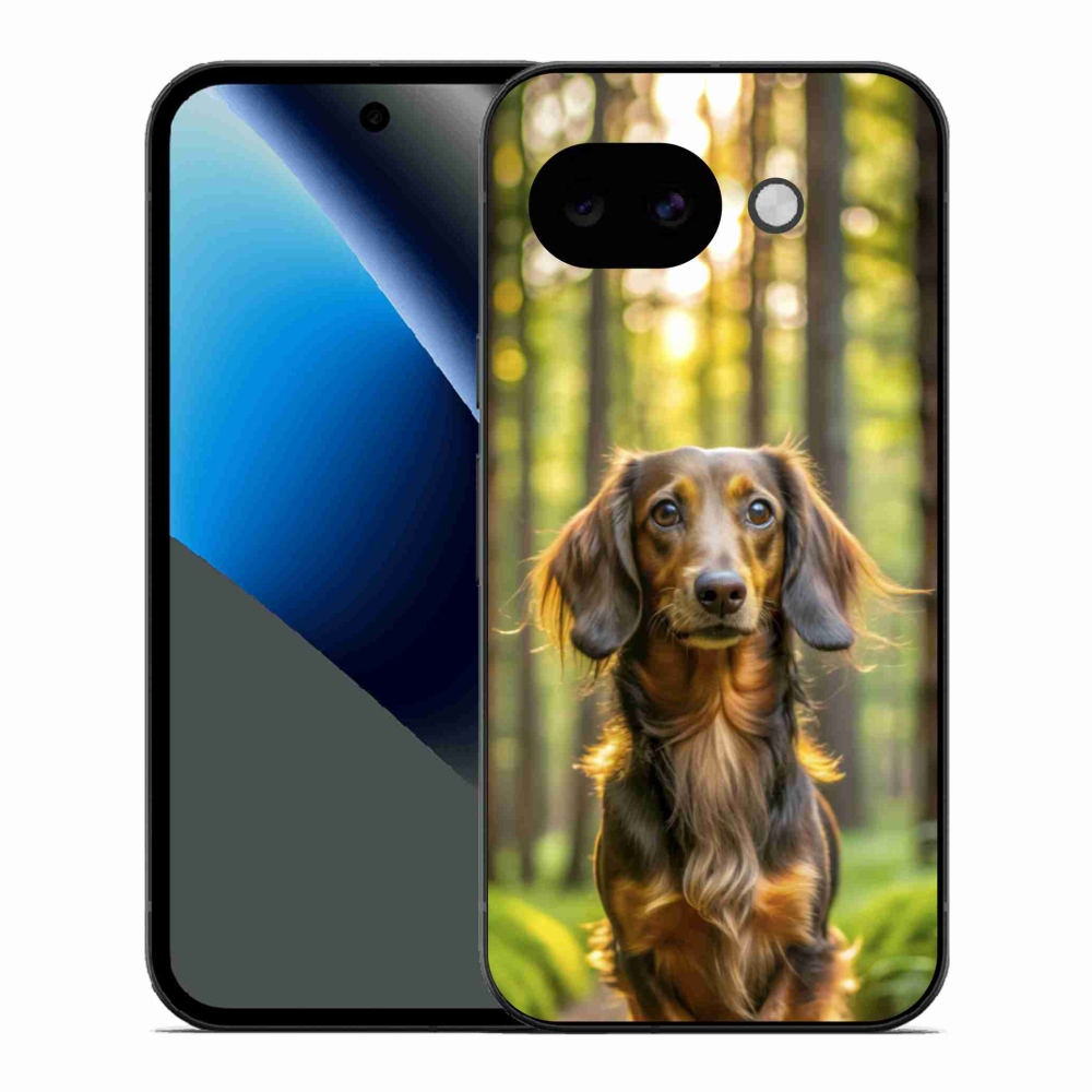 Zselés borítás mmCase a Google Pixel 10a számára - tacskó 4