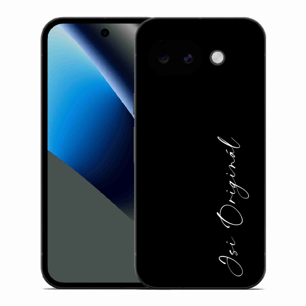 Gél borító mmCase a Google Pixel 10a - te vagy az eredeti fekete háttérrel