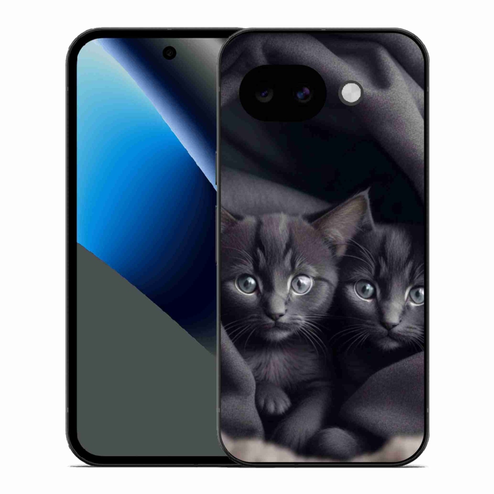 Zselés borítás mmCase a Google Pixel 10a számára - cat duo