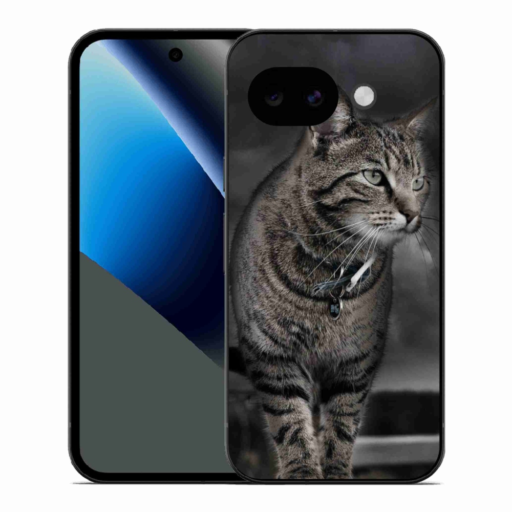 Zselés borítás mmCase a Google Pixel 10a készülékhez - macska