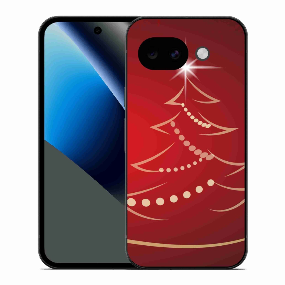 Gél borítás mmCase a Google Pixel 10a számára - karácsonyfa karikatúra