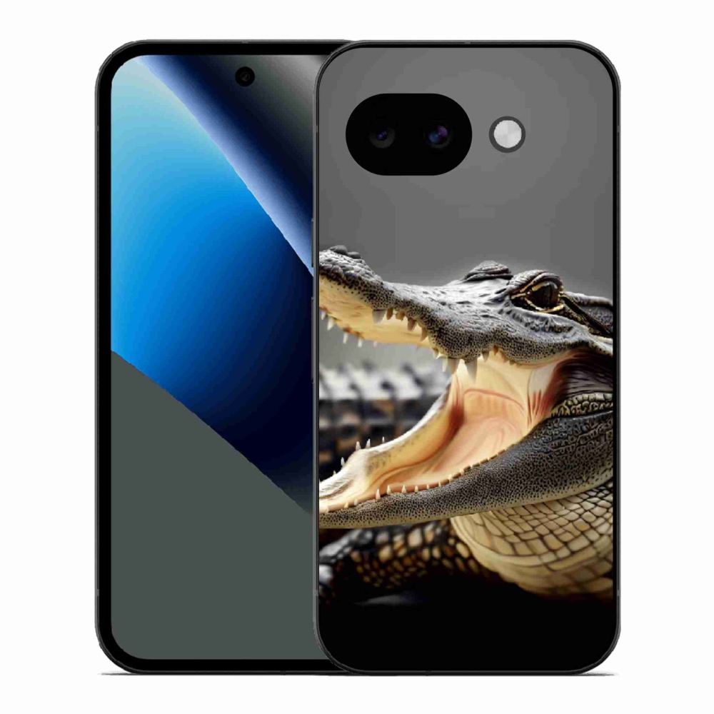 Zselés borítás mmCase a Google Pixel 10a készülékhez - krokodil