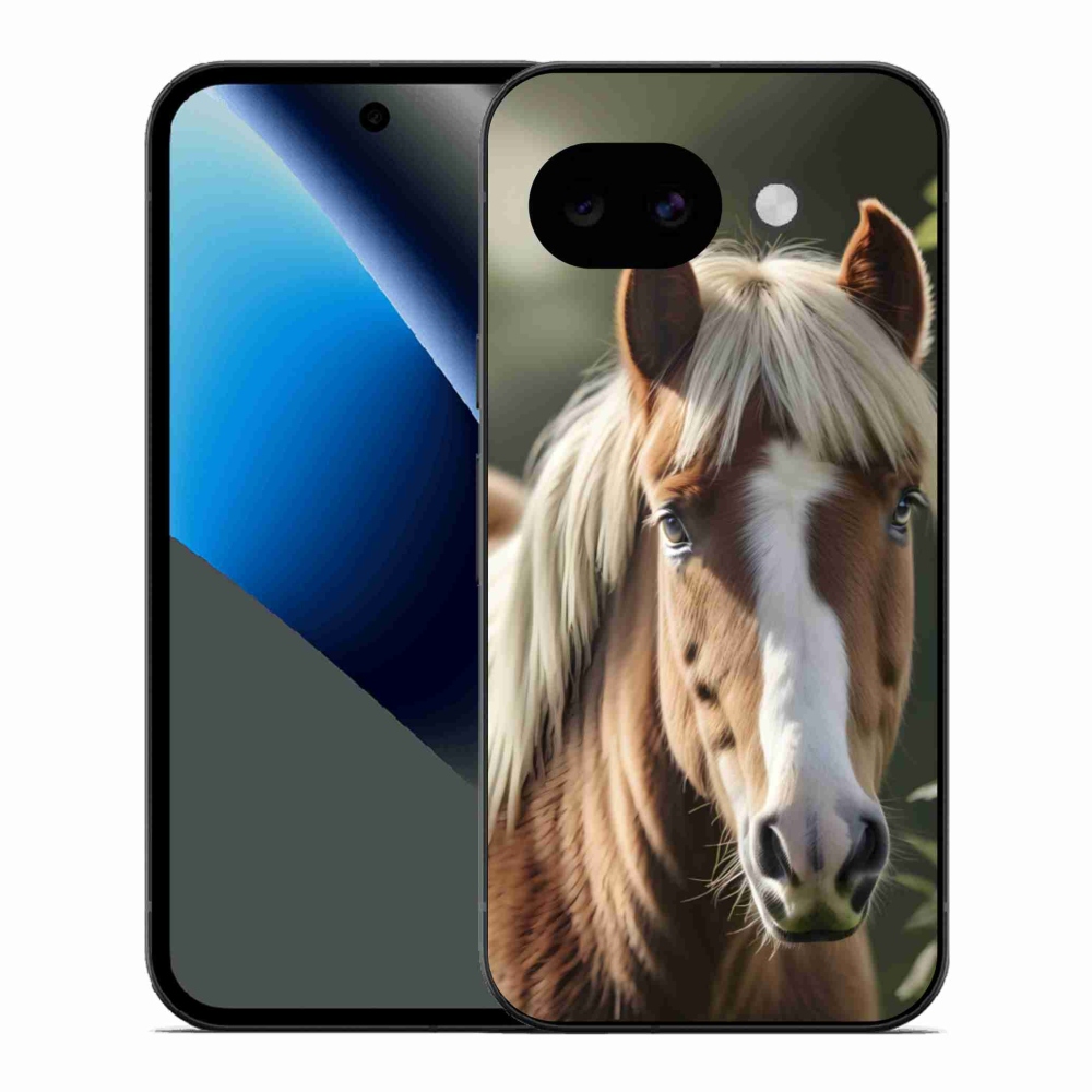 Gél borítás mmCase a Google Pixel 10a számára - ló könnyű sörénnyel