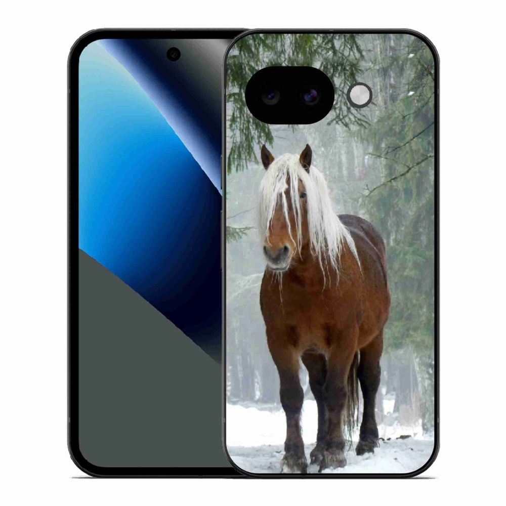 Gél borítás mmCase a Google Pixel 10a számára - ló az erdőben
