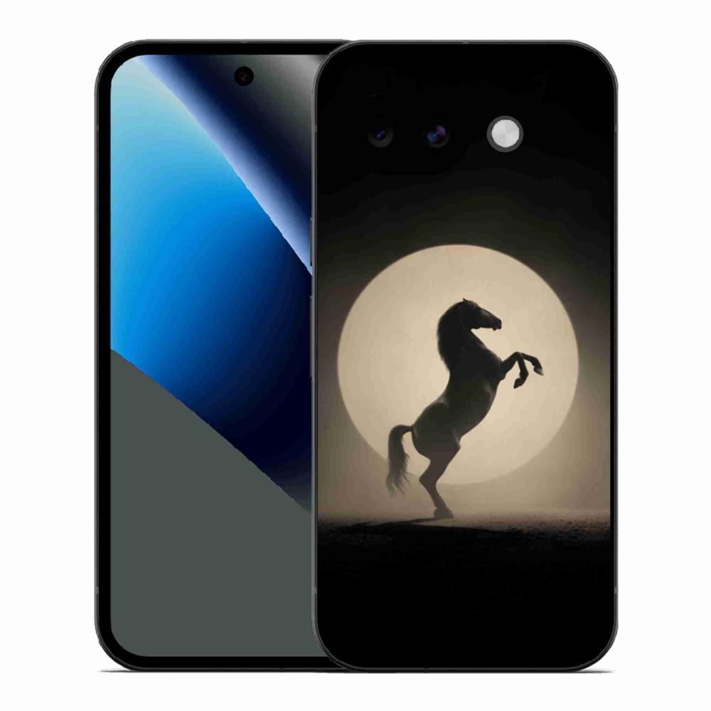 Gél borítás mmCase a Google Pixel 10a számára - ló sziluettben