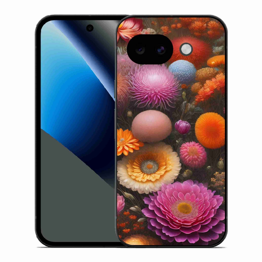 Gél borítás mmCase a Google Pixel 10a számára - virágos kompozíció