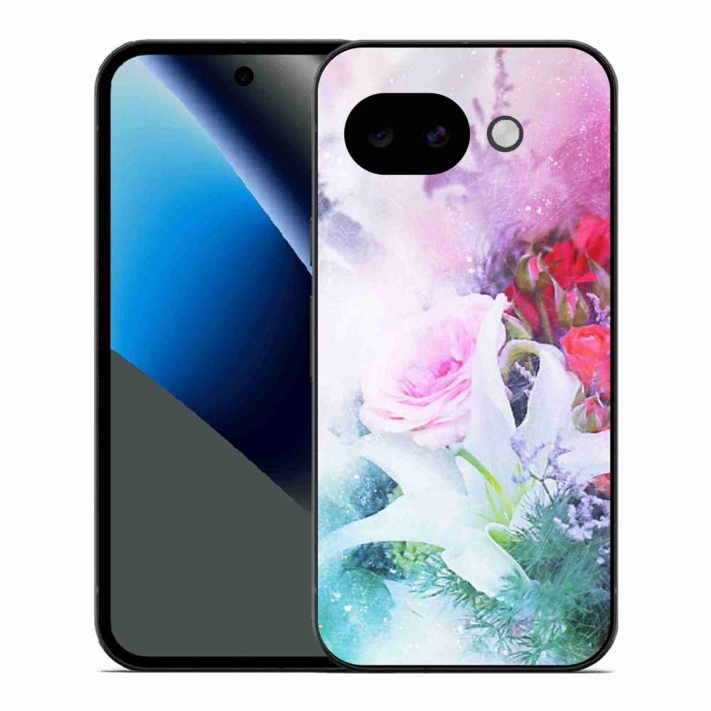 Gél borítás mmCase a Google Pixel 10a számára - virágok 4