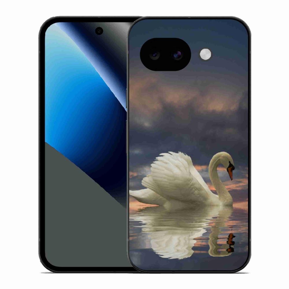 Zselés borítás mmCase a Google Pixel 10a készülékhez - hattyú