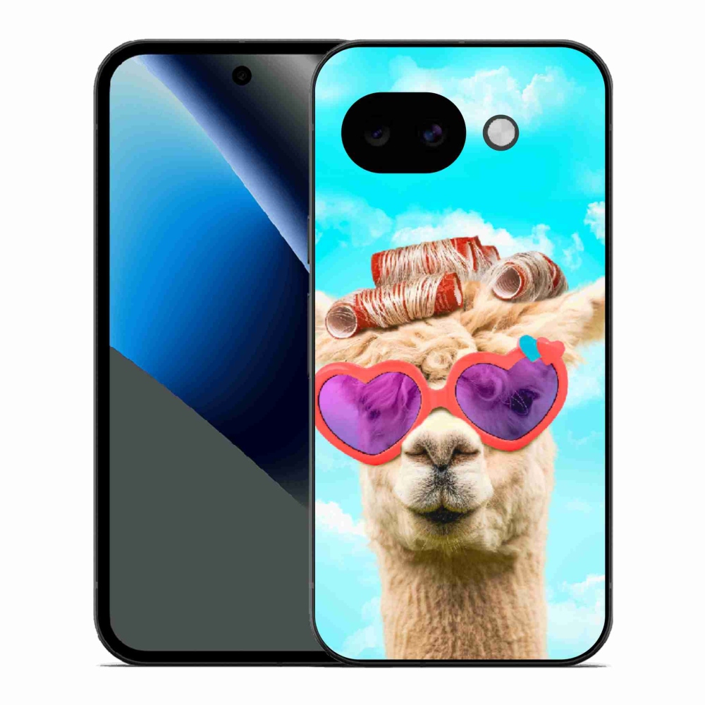 Zselés borítás mmCase a Google Pixel 10a számára - szemüveges láma