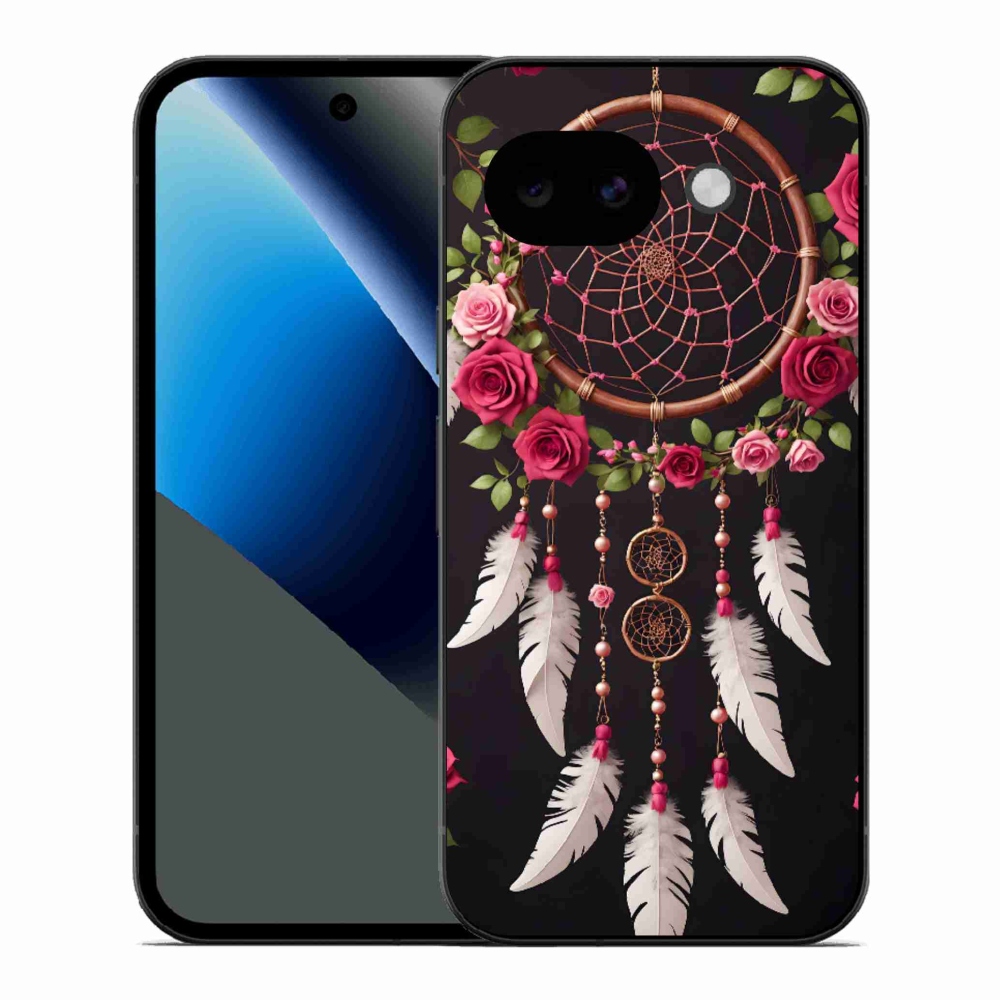 Gél borítás mmCase a Google Pixel 10a számára - álomfogó rózsákkal