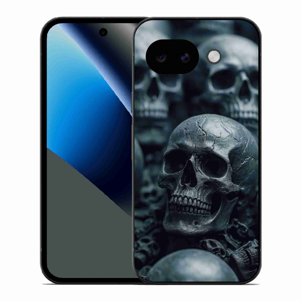 Zselés borítás mmCase a Google Pixel 10a készülékhez - koponya 2