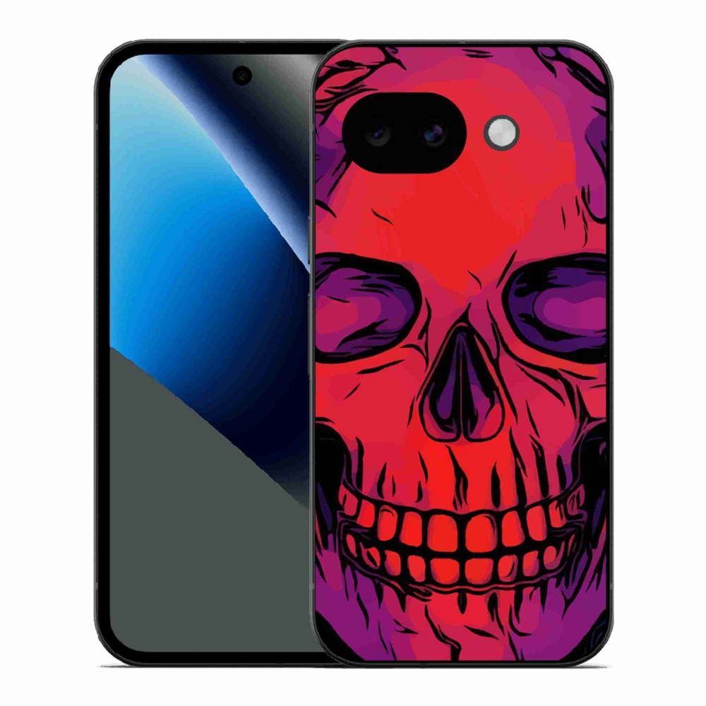 Zselés borítás mmCase a Google Pixel 10a készülékhez - koponya