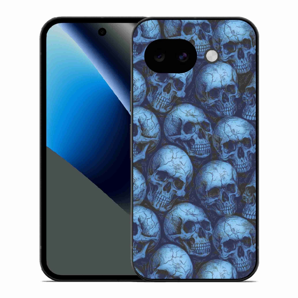 Gél borítás mmCase a Google Pixel 10a készülékhez - koponyák