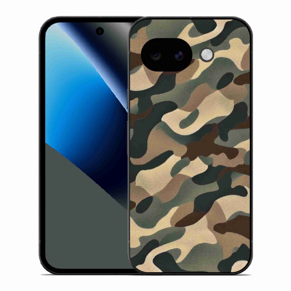 Zselés borítás mmCase a Google Pixel 10a készülékhez - terepszínű minta 11