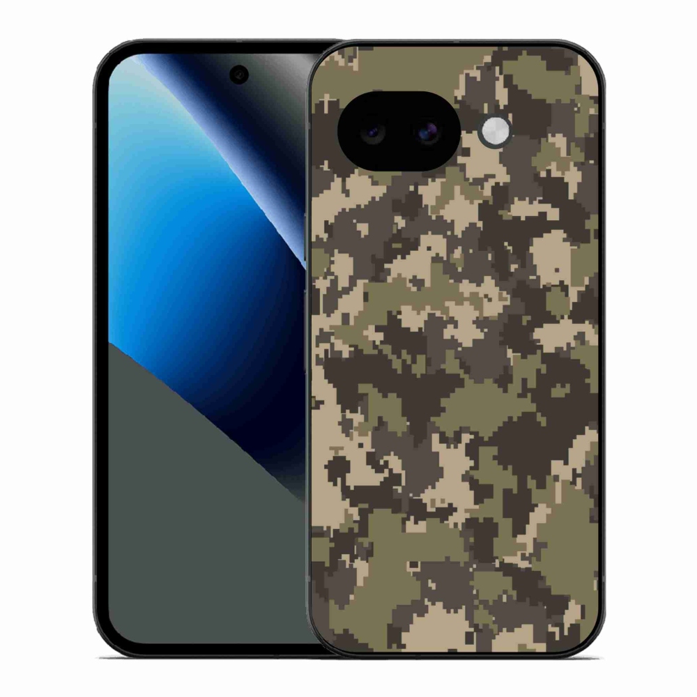 Zselés borítás mmCase a Google Pixel 10a készülékhez - terepszínű minta 12