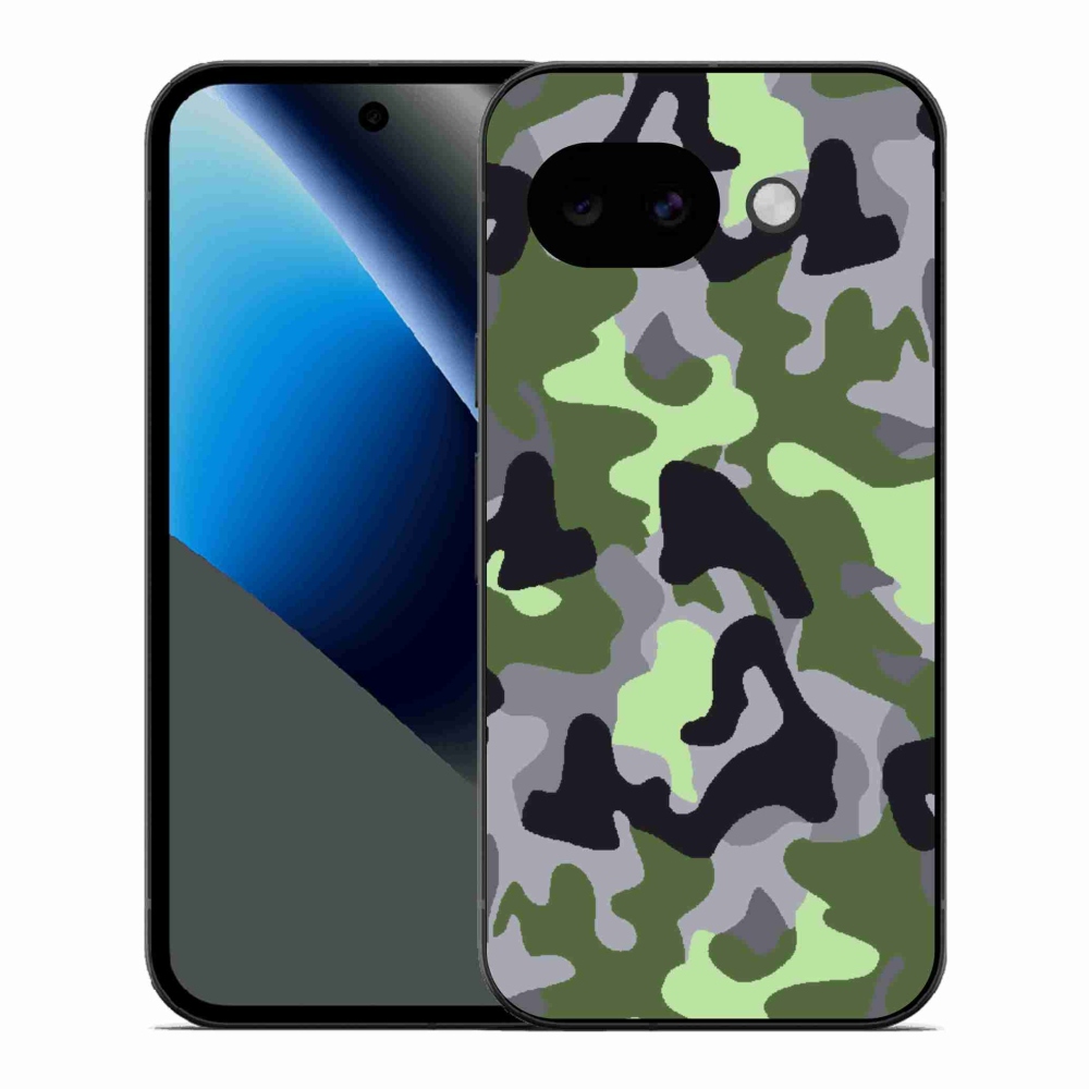 Zselés borítás mmCase a Google Pixel 10a készülékhez - álcázott minta 7