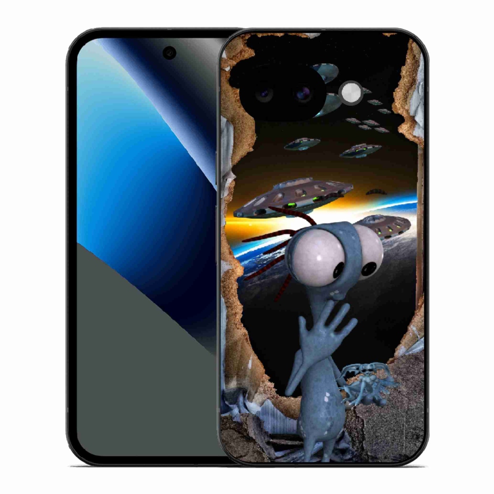 Gél borítás mmCase a Google Pixel 10a készülékhez - Alien