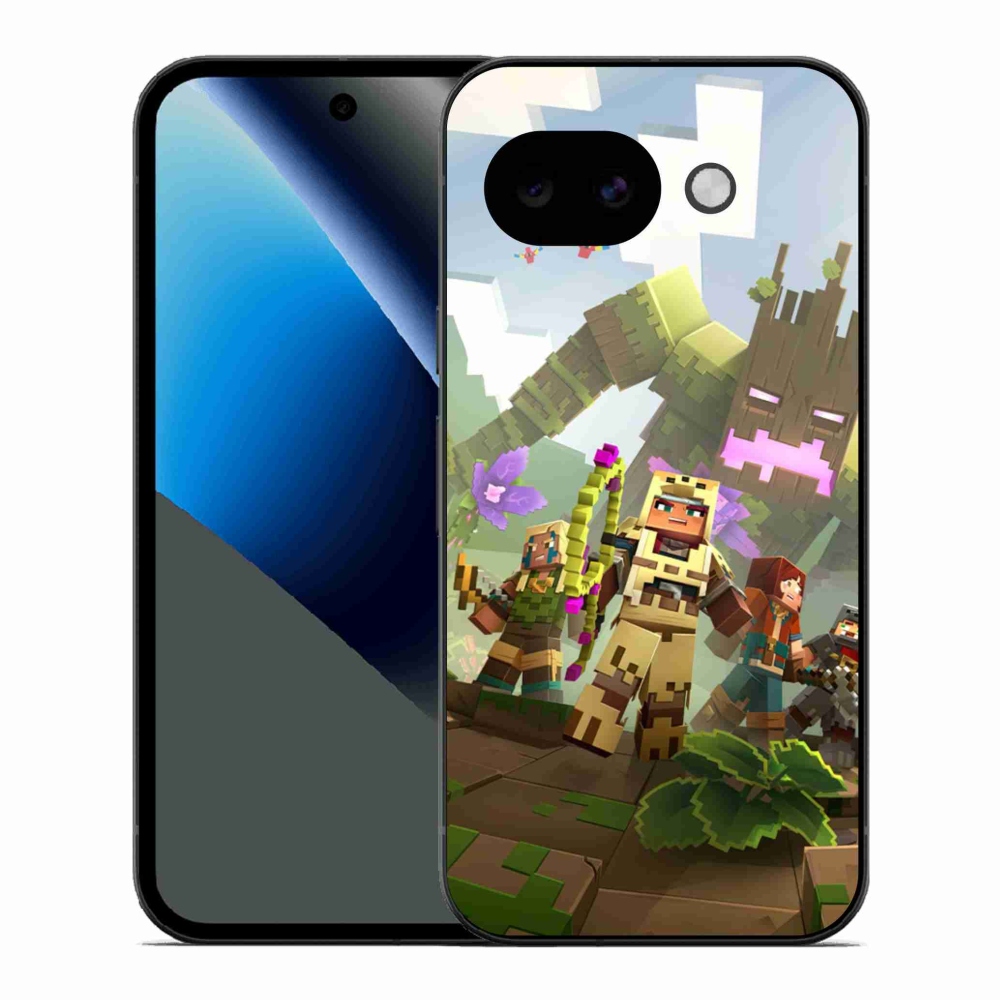 Gél borítás mmCase a Google Pixel 10a számára - minecraft 1
