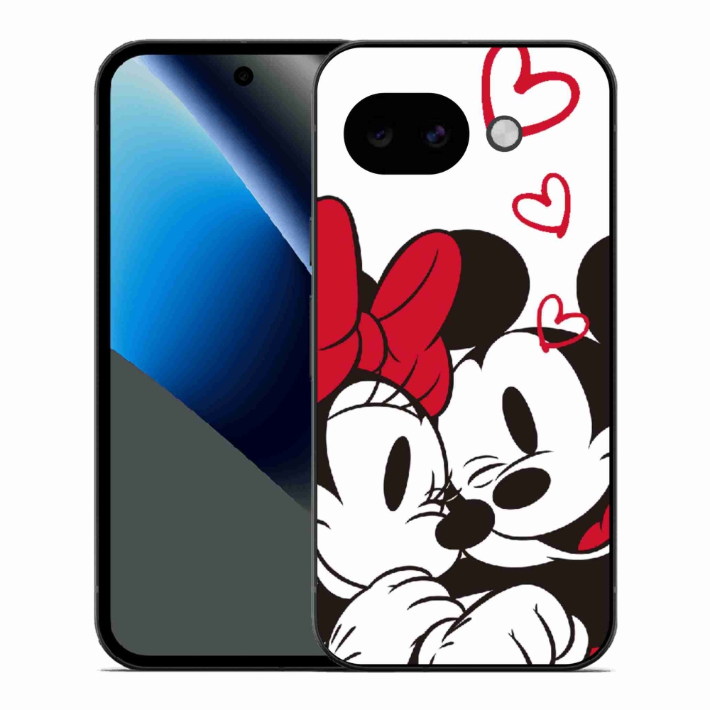 Gél borítás mmCase a Google Pixel 10a készülékhez - minnie és mickey