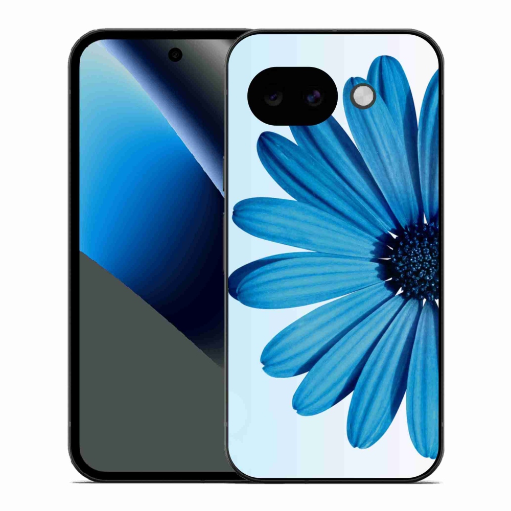 Gél védőhuzat mmCase a Google Pixel 10a készülékhez - kék margaréta