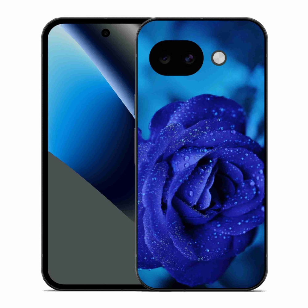 Zselés borítás mmCase a Google Pixel 10a készülékhez - kék rózsa