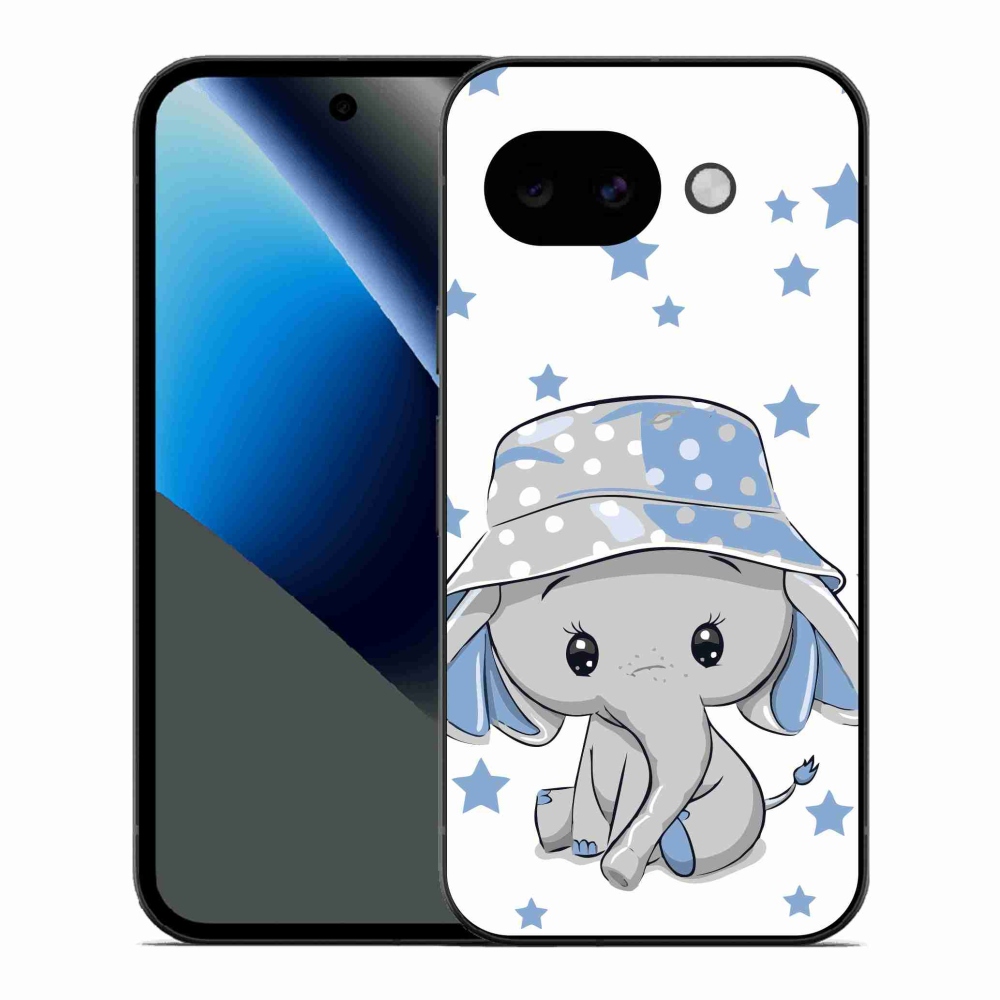 Gél védőhuzat mmCase a Google Pixel 10a készülékhez - kék elefánt