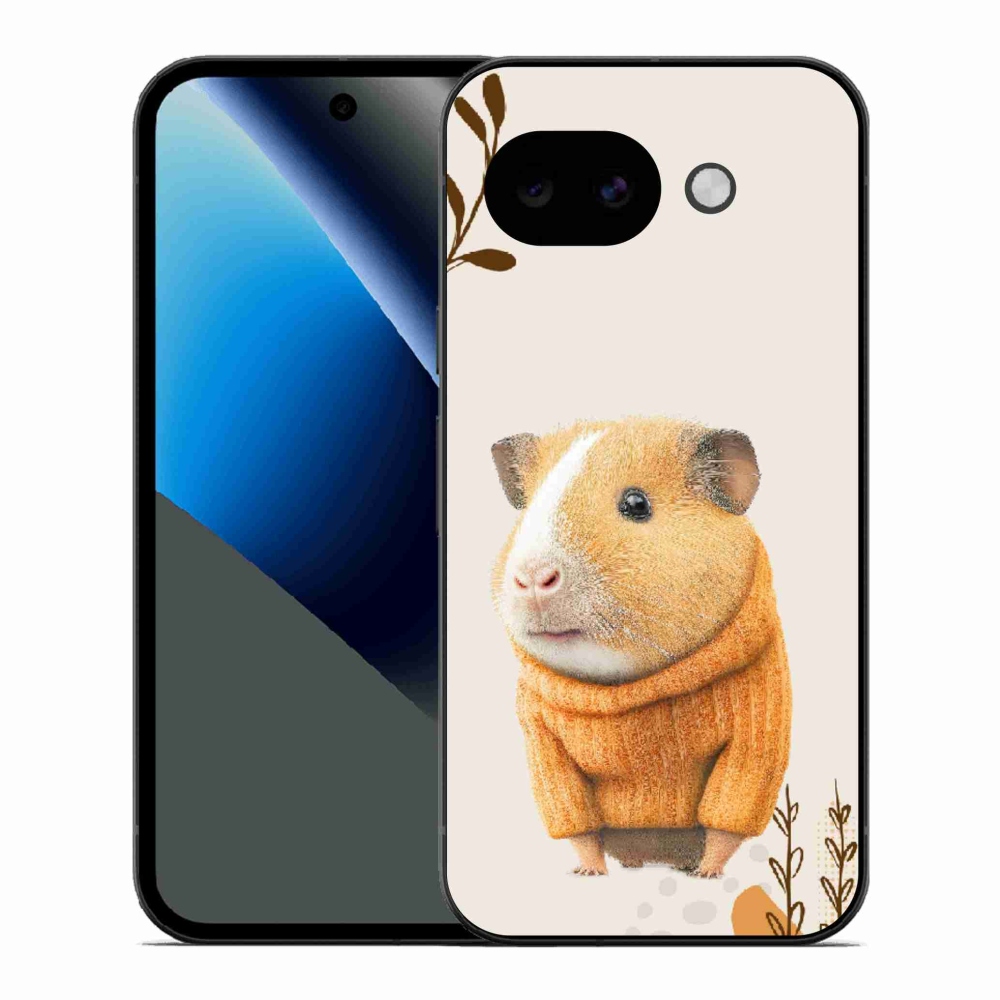 Gél borítás mmCase a Google Pixel 10a számára - tengerimalac pulóverben