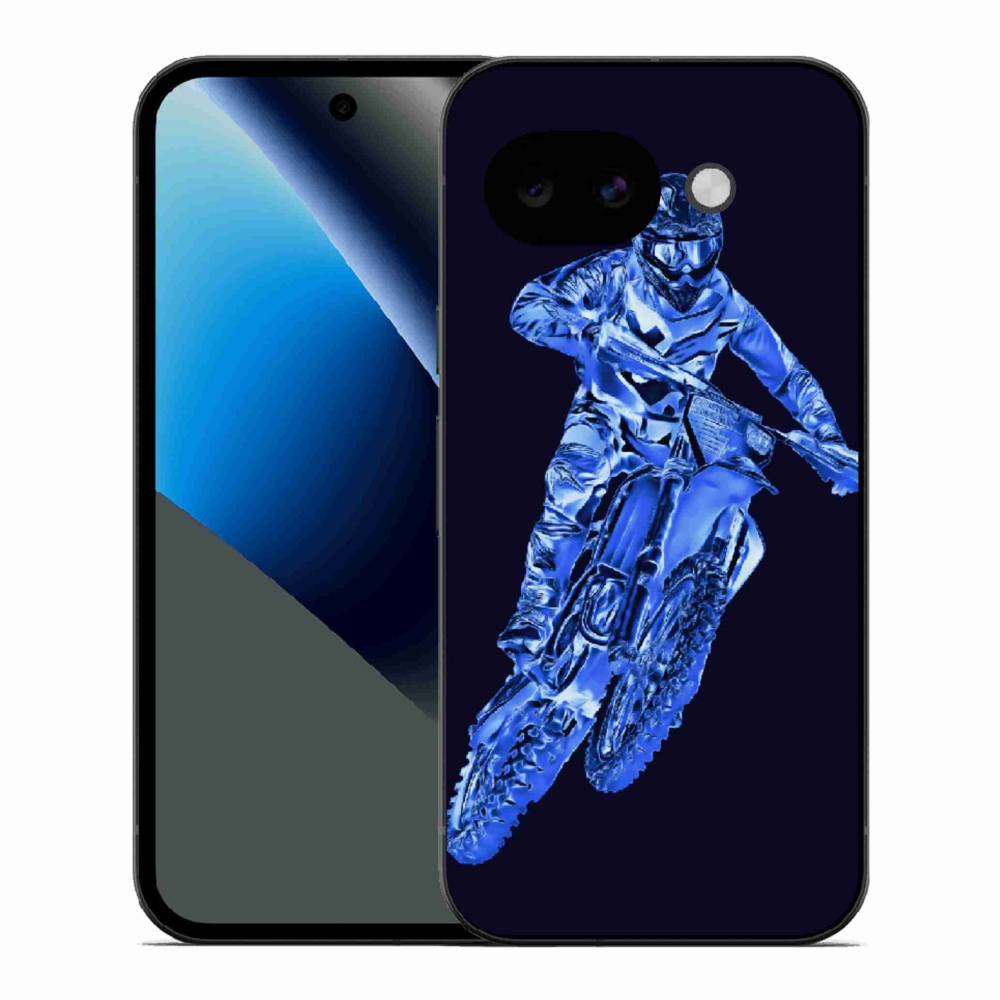 Gél borítás mmCase a Google Pixel 10a számára - motocross 1