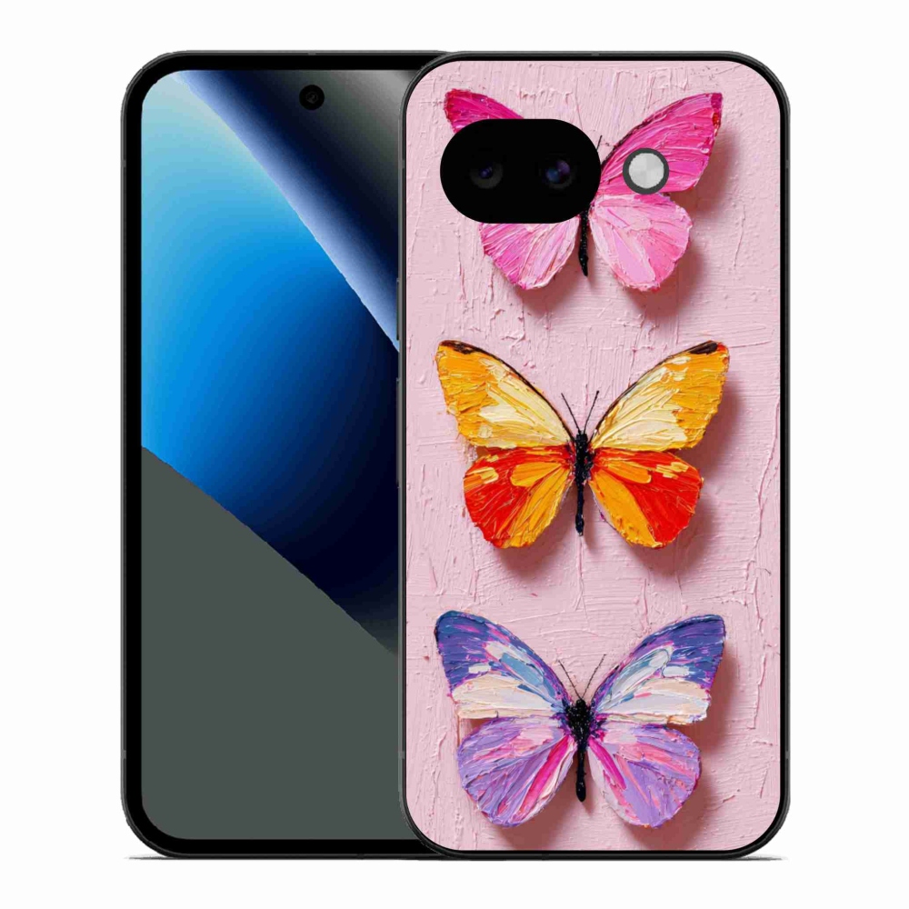 Gél borítás mmCase a Google Pixel 10a számára - pillangó szentháromság