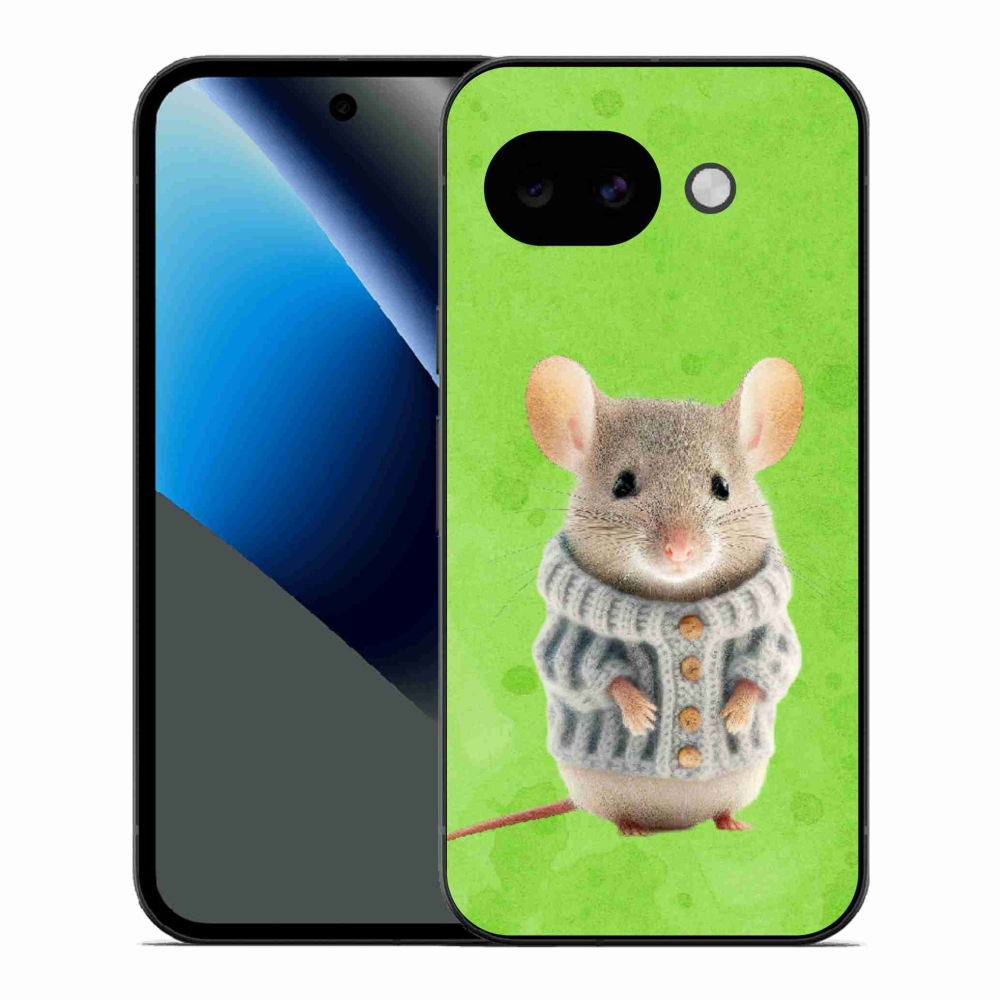 Gél borítás mmCase a Google Pixel 10a számára - egér pulóverben